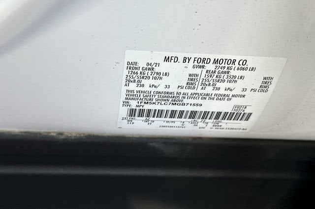 2021 Ford Explorer King Ranch RWD