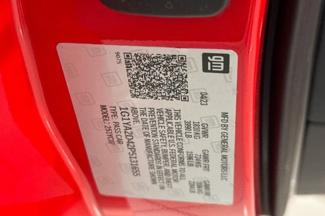 2023 Chevrolet Corvette Stingray Stingray Coupe 1LT