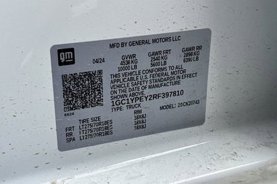 2024 Chevrolet Silverado 2500 HD Crew Cab Standard Box 4-Wheel Drive LTZ