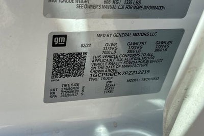 2023 Chevrolet Silverado 1500 Crew Cab Short Box 4-Wheel Drive Custom