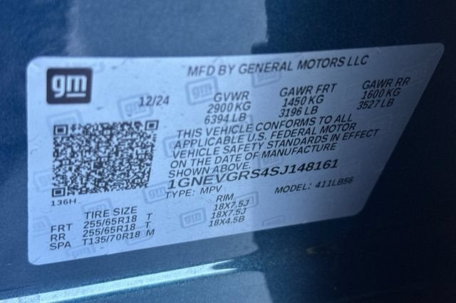 2025 Chevrolet Traverse LT w/2LT