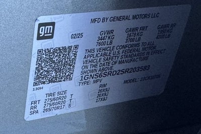 2025 Chevrolet Tahoe 4WD Premier