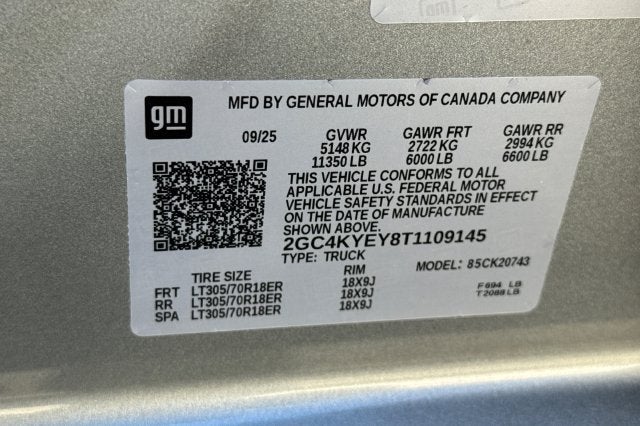 2026 Chevrolet Silverado 2500 HD Crew Cab Standard Box 4-Wheel Drive ZR2