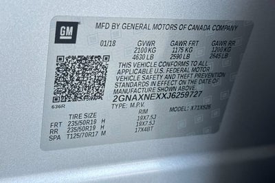 2018 Chevrolet Equinox FWD Premier
