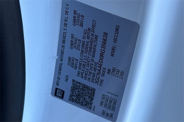 2024 Chevrolet Silverado 1500 Regular Cab Long Box 2-Wheel Drive WT