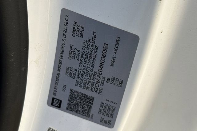 2024 Chevrolet Silverado 1500 Regular Cab Long Box 2-Wheel Drive WT