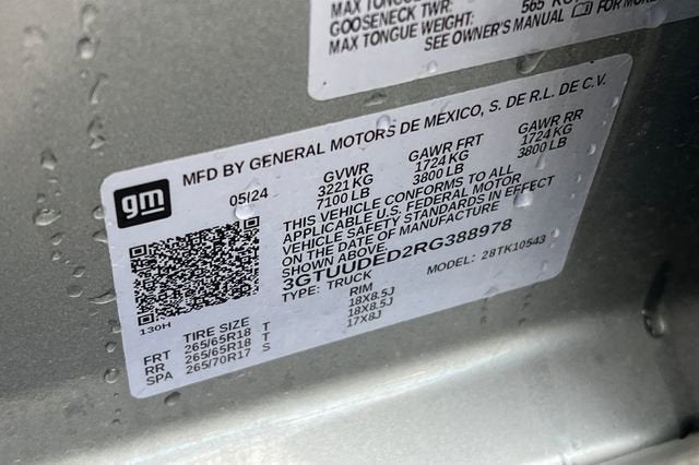 2024 GMC Sierra 1500 Crew Cab Short Box 4-Wheel Drive SLT