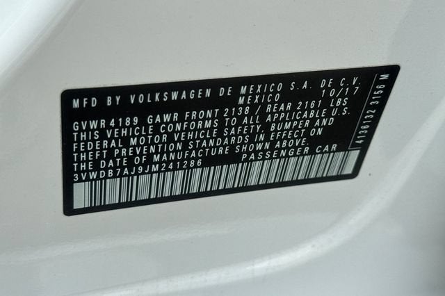 2018 Volkswagen Jetta 1.4T SE Auto