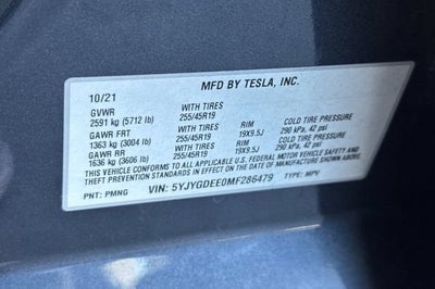 2021 Tesla Model Y Long Range AWD