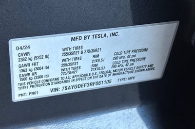 2024 Tesla Model Y Performance AWD