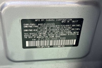 2017 Subaru Forester 2.5i CVT
