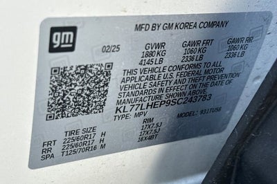 2025 Chevrolet Trax FWD 4dr LT