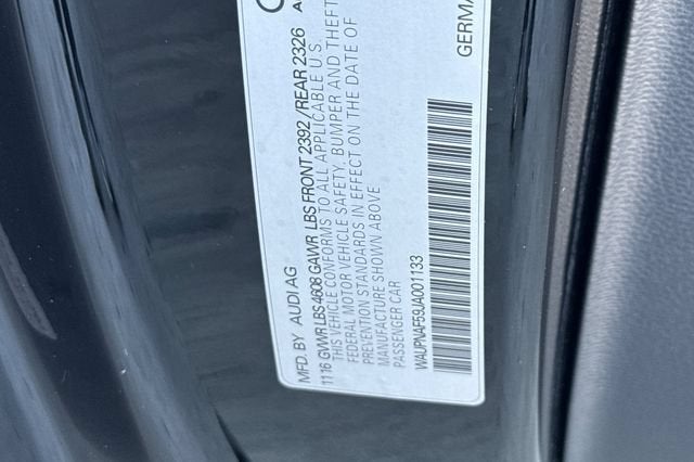 2018 Audi A5 Coupe 2.0 TFSI Premium Plus S tronic