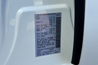 2026 Nissan Frontier SV