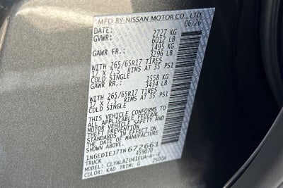 2026 Nissan Frontier SV