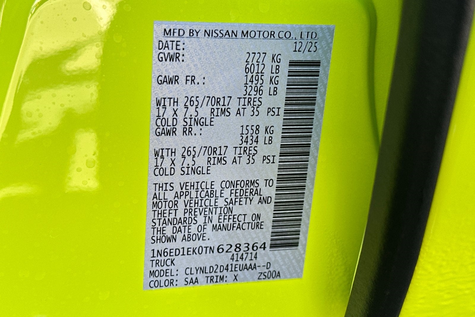 2026 Nissan Frontier PRO-4X