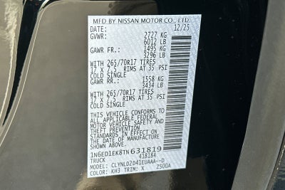 2026 Nissan Frontier PRO-4X