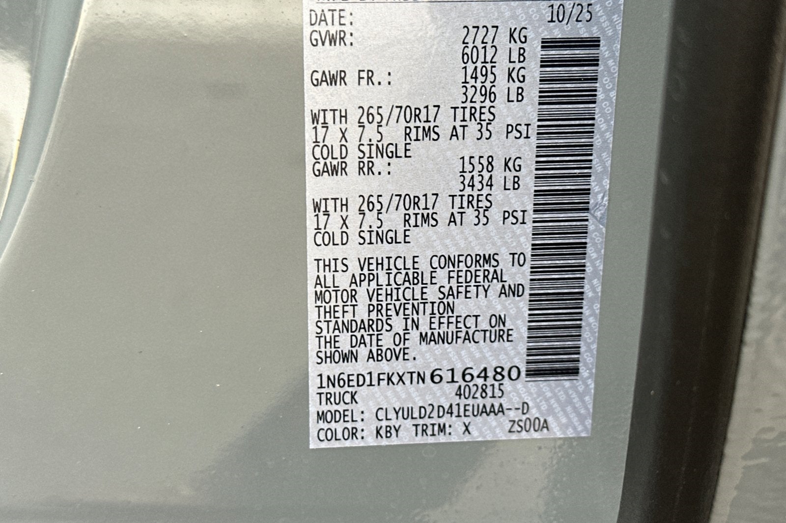 2026 Nissan Frontier PRO-4X