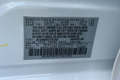 2026 Nissan Sentra S