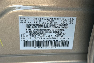 2026 Nissan Sentra SV