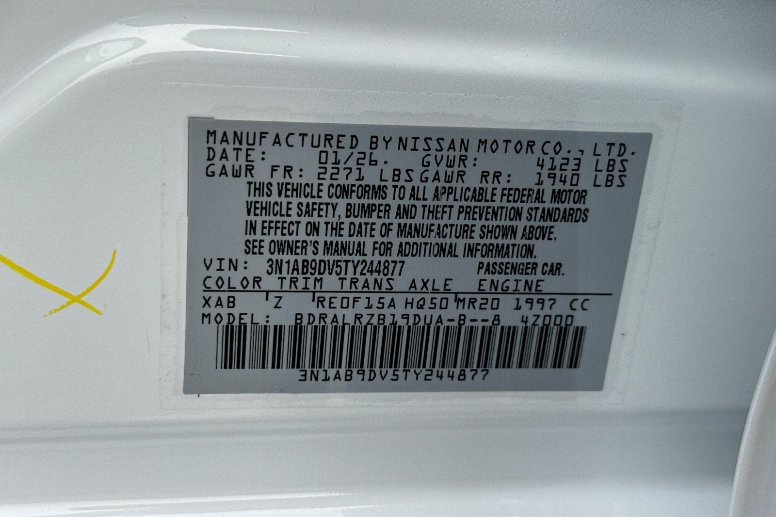 2026 Nissan Sentra SR