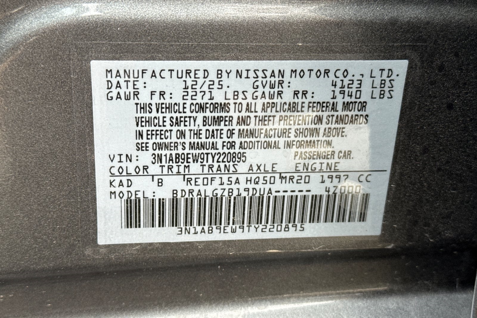 2026 Nissan Sentra SL