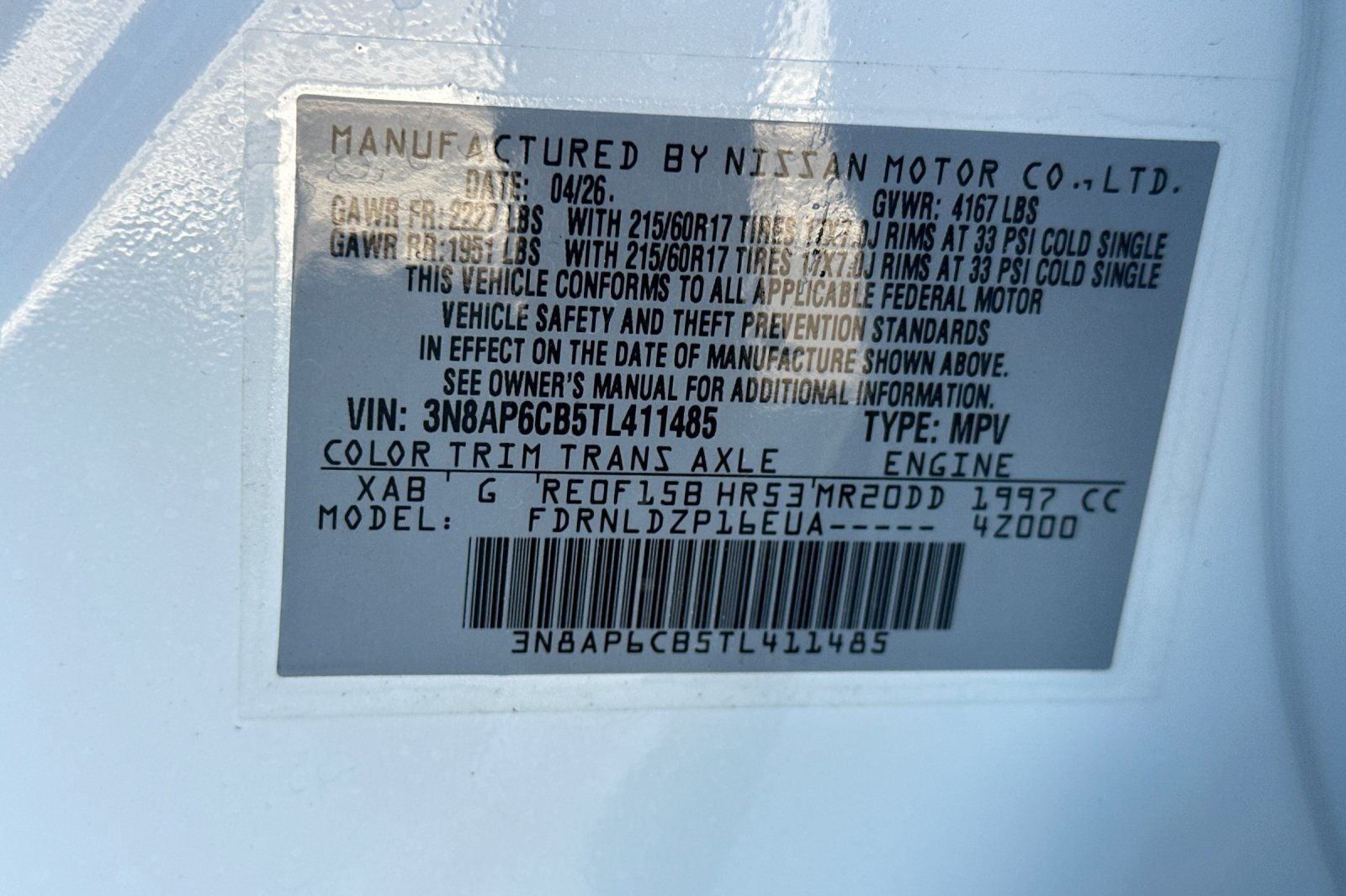 2026 Nissan Kicks SV
