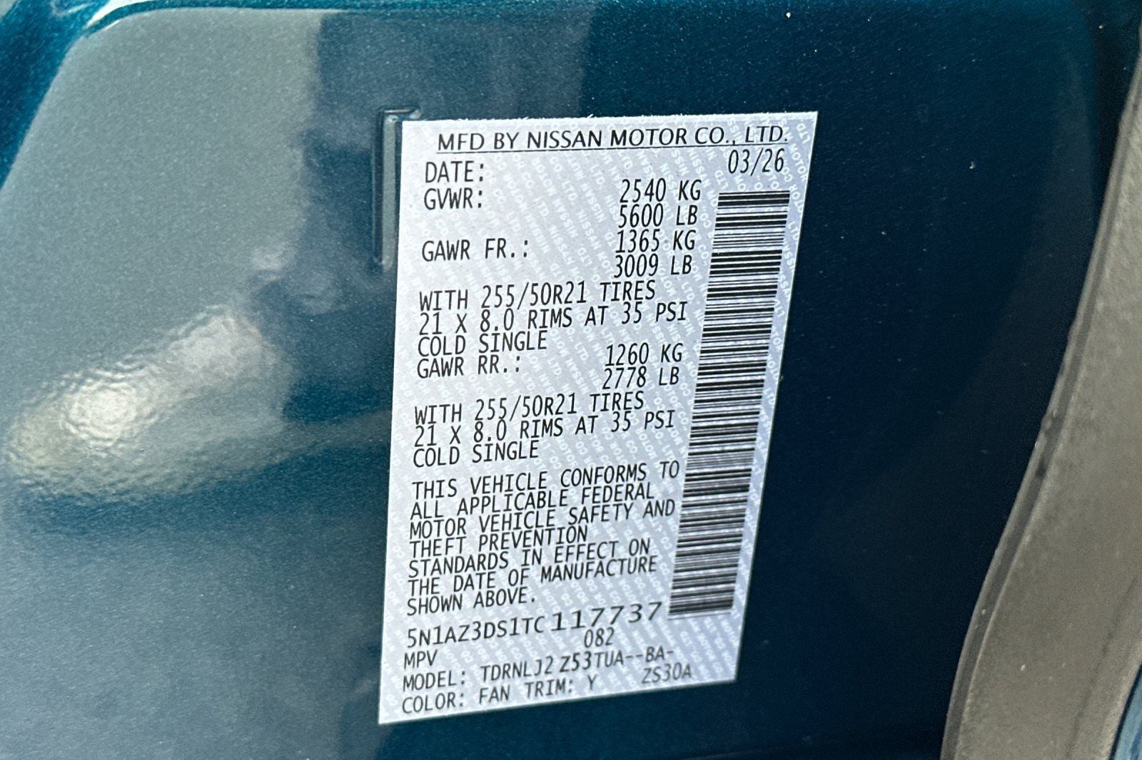 2026 Nissan Murano Platinum