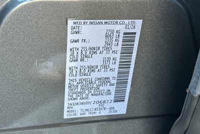 2026 Nissan Pathfinder SV