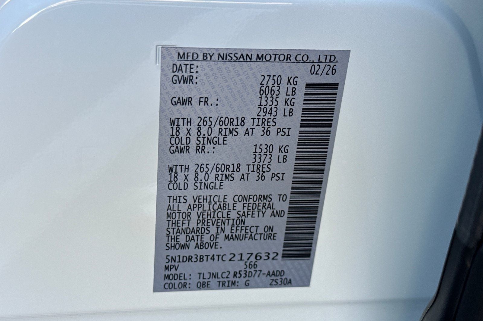 2026 Nissan Pathfinder SV