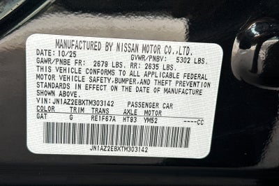 2026 Nissan Leaf PLATINUM+