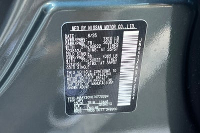 2026 Nissan Armada Platinum Reserve