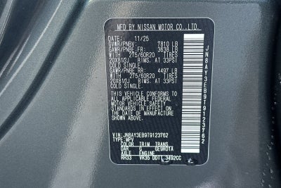 2026 Nissan Armada Platinum