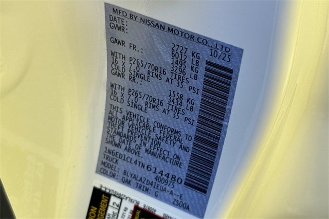 2026 Nissan Frontier King Cab® S