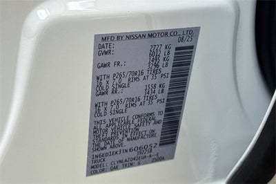 2026 Nissan Frontier Crew Cab S