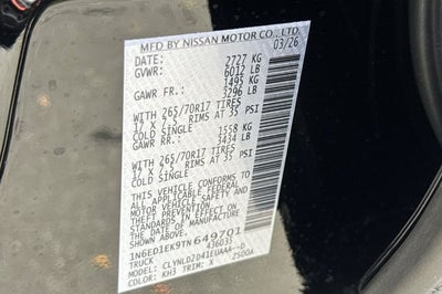 2026 Nissan Frontier Crew Cab PRO-4X®