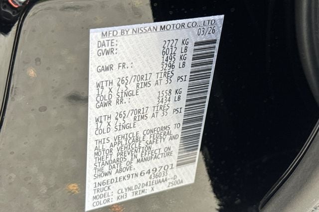 2026 Nissan Frontier Crew Cab PRO-4X®