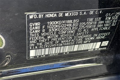 2025 Honda HR-V Sport SPORT AWD