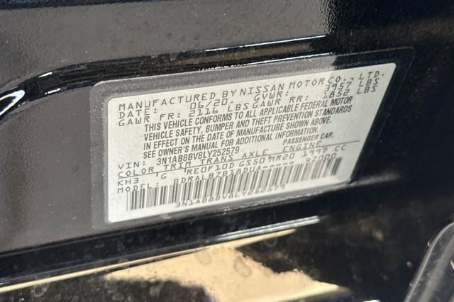 2020 Nissan Sentra S
