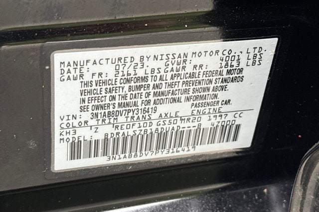 2023 Nissan Sentra SR SR PREMIUM PKG