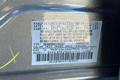 2026 Nissan Sentra S