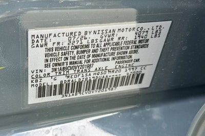 2027 Nissan Sentra SV