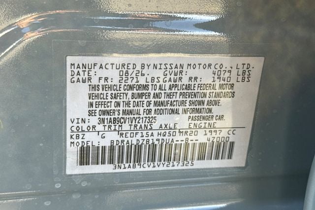2027 Nissan Sentra SV