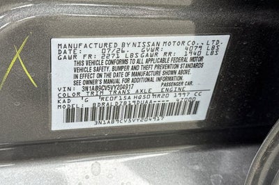 2027 Nissan Sentra SV