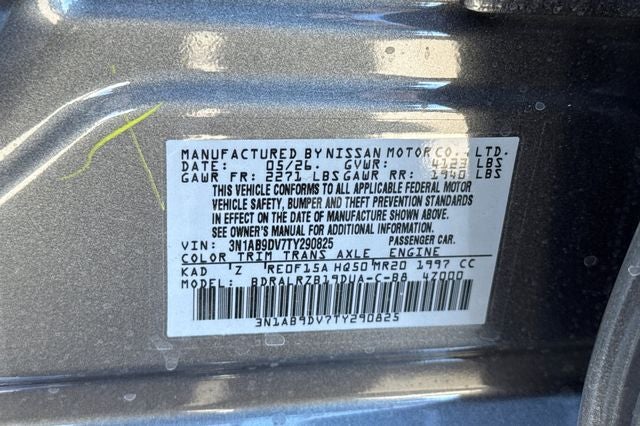 2026 Nissan Sentra SR