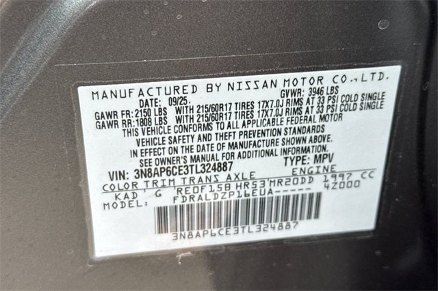 2026 Nissan Kicks SV