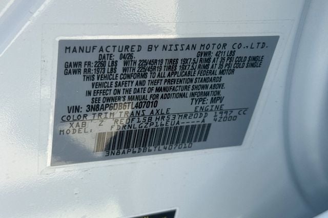 2026 Nissan Kicks SR