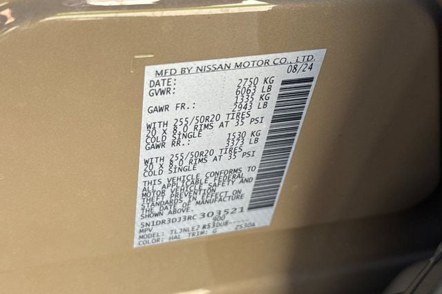 2024 Nissan Pathfinder Platinum PLATINUM 4WD