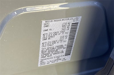 2025 Nissan Pathfinder Platinum