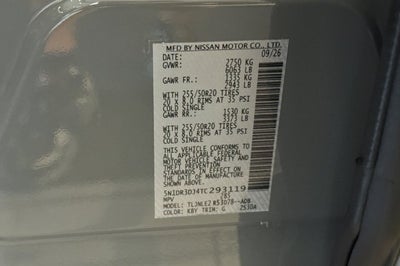 2026 Nissan Pathfinder Platinum